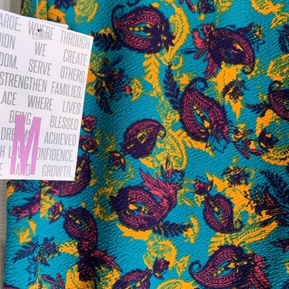 Women’s Lularoe Cassie Pencil Skirt Med Spring - Picture 2 of 3